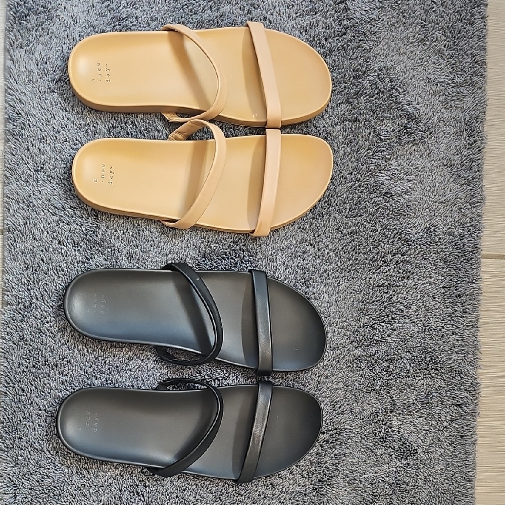 2 Women's Nadine Skinny Strap Sandals-A New Day